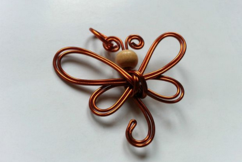 Móc khóa handmade từ dây đồng