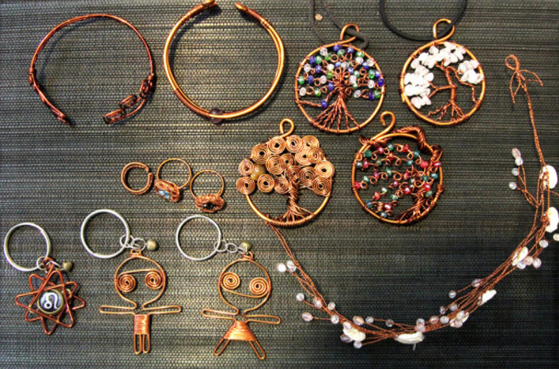 trang sức độc đáo handmade từ dây đồng
