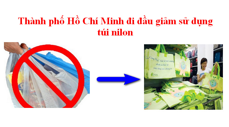 Thành phố Hồ Chí Minh đi đầu giảm sử dụng túi nilon