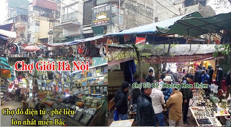Các khu chợ phế liệu nổi tiếng ở Hà Nội