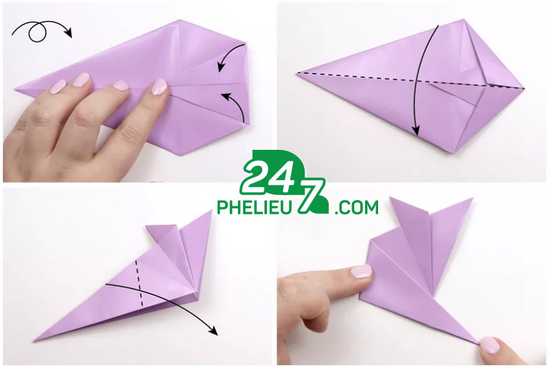 Hướng Dẫn 6 Bước Đơn Giản Gấp Chuột Giấy Origami Cực Dễ Thương