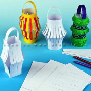 sáng tạo cách làm đèn ống đêm trung thu